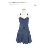 デニムフレアセットアップミニドレス ガーリードレス 袖なし | Tika | 詳細画像8 