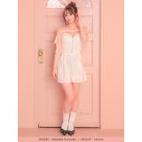 フロントジップトップス×フレアスカート＊コードリボンセットアップフレアミニドレス… | Tika | 詳細画像6 