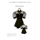 シアードットブラウス&スカンツセットアップミニドレス 韓国ドレス ガーリードレス | Tika | 詳細画像7