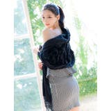 バックファーフリンジニットショール アウター ソフトニット | Tika | 詳細画像7 