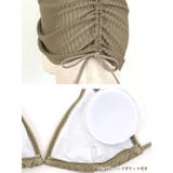 ニットワンピース付き三角ビキニ セクシースイムウェア リゾート水着 | Tika | 詳細画像8