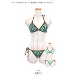 2WAYペイズリー×ミント三角ビキニ セクシースイムウェア エロかわ | Tika | 詳細画像10 