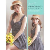 バックシャンワンピース×ショートボトムスタンキニセットアップビキニ | Tika | 詳細画像3