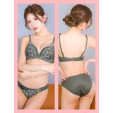 エバーグリーンレースブラ＆ショーツセット セクシーランジェリー 勝負下着 | Tika | 詳細画像5 