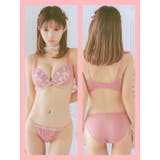 チュールレイヤードフラワーレースブラ&ショーツセット 勝負下着 | Tika | 詳細画像5