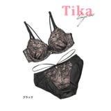 グラマラスコード×ヌーディーレースドロップビジューブラ&ショーツセット | Tika | 詳細画像6