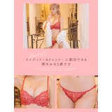 スカラップレースワンカラーポイントビジューブラ&ショーツセット 勝負下着 | Tika | 詳細画像4