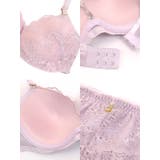 スカラップレースバックポイントビジューブラ＆ショーツセット 勝負下着 ガーリーブ… | Tika | 詳細画像7 