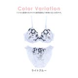 レースサイドフラワー×ビジューブラ&ショーツセット 勝負下着 ガーリーランジェリー | Tika | 詳細画像6