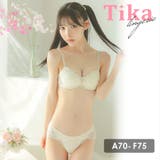 ポイントビジュー総レースブラ&ショーツセット セクシーランジェリー 勝負下着 | Tika | 詳細画像1