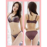 ケミカルレースポイントビジューショーツコードブラ&ショーツセット | Tika | 詳細画像4