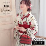 Tika 大正ロマン梅×流水紋浴衣2点セット レディース浴衣 | Tika | 詳細画像1 