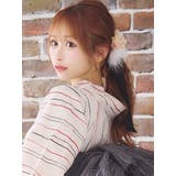 フェザー×大輪フラワーポイントパールヘアアクセサリー4点セット 浴衣小物 Uピン | Tika | 詳細画像1