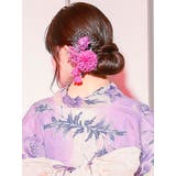 しだれフラワー×メッシュレースヘアアクセサリー4点セット 浴衣小物 Uピン | Tika | 詳細画像3