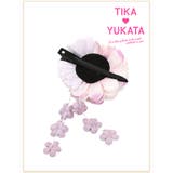 ボリュームフラワー×しだれ花ヘアクリップ 浴衣小物 和装小物 | Tika | 詳細画像4