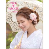 ボリュームフラワー×しだれ花ヘアクリップ 浴衣小物 和装小物 | Tika | 詳細画像7
