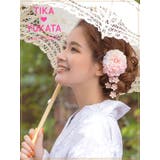 ボリュームフラワー×しだれ花ヘアクリップ 浴衣小物 和装小物 | Tika | 詳細画像8