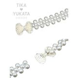 リボンモチーフパール飾り帯紐 浴衣小物 ビジュー | Tika | 詳細画像2
