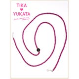 クリスタルビジュー付きトンボ玉飾り帯紐 浴衣小物 和装小物 | Tika | 詳細画像2