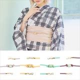 クリームイエロー | オーロラキューブ×パールパーツ飾り帯紐 浴衣小物 浴衣帯紐 | Tika