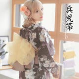 ベージュ | シアー×ラメ飾り兵児帯 浴衣小物 和装小物 | Tika