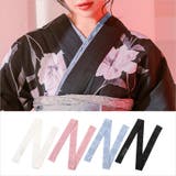 ダスティブルー | フラワー総レース飾りつけ衿 重ね衿 浴衣小物 | Tika