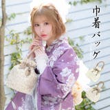 デイジー柄巾着バッグ 浴衣小物 和装小物 | Tika | 詳細画像1
