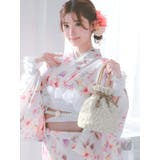 デイジー柄巾着バッグ 浴衣小物 和装小物 | Tika | 詳細画像2