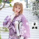 フラワーモチーフ×チュールリボンクリップ 浴衣小物 和装小物 | Tika | 詳細画像1