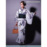 モノトーン水墨雪輪浴衣3点セット 作り帯 下駄 | Tika | 詳細画像7