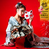 マルチカラーローズ柄花魁浴衣5点セット 浴衣 平帯 | Tika | 詳細画像1