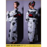 マルチカラーローズ柄花魁浴衣5点セット 浴衣 平帯 | Tika | 詳細画像9