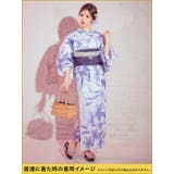 清涼カラー水彩百合柄花魁浴衣5点セット 浴衣 兵児帯 | Tika | 詳細画像7