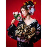 クラシカルモノトーン菖蒲柄花魁浴衣5点セット 浴衣 平帯 | Tika | 詳細画像4