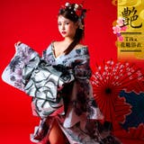 ヴィンテージマルチフラワー柄花魁浴衣5点セット 浴衣 兵児帯 | Tika | 詳細画像1