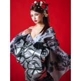 ヴィンテージマルチフラワー柄花魁浴衣5点セット 浴衣 兵児帯 | Tika | 詳細画像4