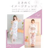 水彩フラワーデザインワンピース浴衣3点セット 羽織 ワンピース | Tika | 詳細画像3