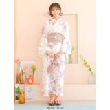 水彩フラワーデザインワンピース浴衣3点セット 羽織 ワンピース | Tika | 詳細画像7