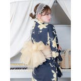 アンティーク調フラワーワンピース浴衣3点セット レトロ浴衣 sweet浴衣 | Tika | 詳細画像2