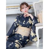 アンティーク調フラワーワンピース浴衣3点セット レトロ浴衣 sweet浴衣 | Tika | 詳細画像7