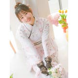 ニュアンスフラワーデザインワンピース浴衣3点セット 羽織 ワンピース | Tika | 詳細画像5
