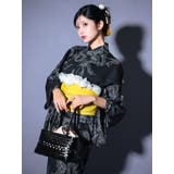 Tika 線画リーフワンピース浴衣3点セット 浴衣 | Tika | 詳細画像2