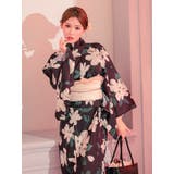 Tika大柄大正ロマン風ワンピース浴衣3点セット 浴衣(羽織) ワンピース | Tika | 詳細画像2
