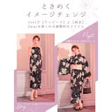 Tika大柄大正ロマン風ワンピース浴衣3点セット 浴衣(羽織) ワンピース | Tika | 詳細画像3