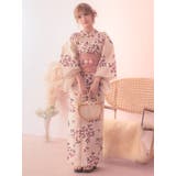 クリーム地×くすみチェリーブロッサム浴衣3点セット 浴衣セット レディース浴衣 | Tika | 詳細画像6