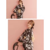 モノトーンほおずきリーフ浴衣3点セット 浴衣セット レディース浴衣 | Tika | 詳細画像3