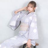 華やか菊×グレー地浴衣3点セット 浴衣セット レディース浴衣 | Tika | 詳細画像1
