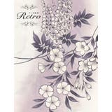 白地×薄紫グラデーション水仙柄浴衣3点セット 兵児帯 下駄 | Tika | 詳細画像7