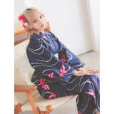 流水×金魚柄浴衣3点セット レトロ浴衣 兵児帯 | Tika | 詳細画像4