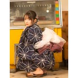Tika ネイビー×麻の葉粋浴衣2点セット 浴衣 | Tika | 詳細画像3